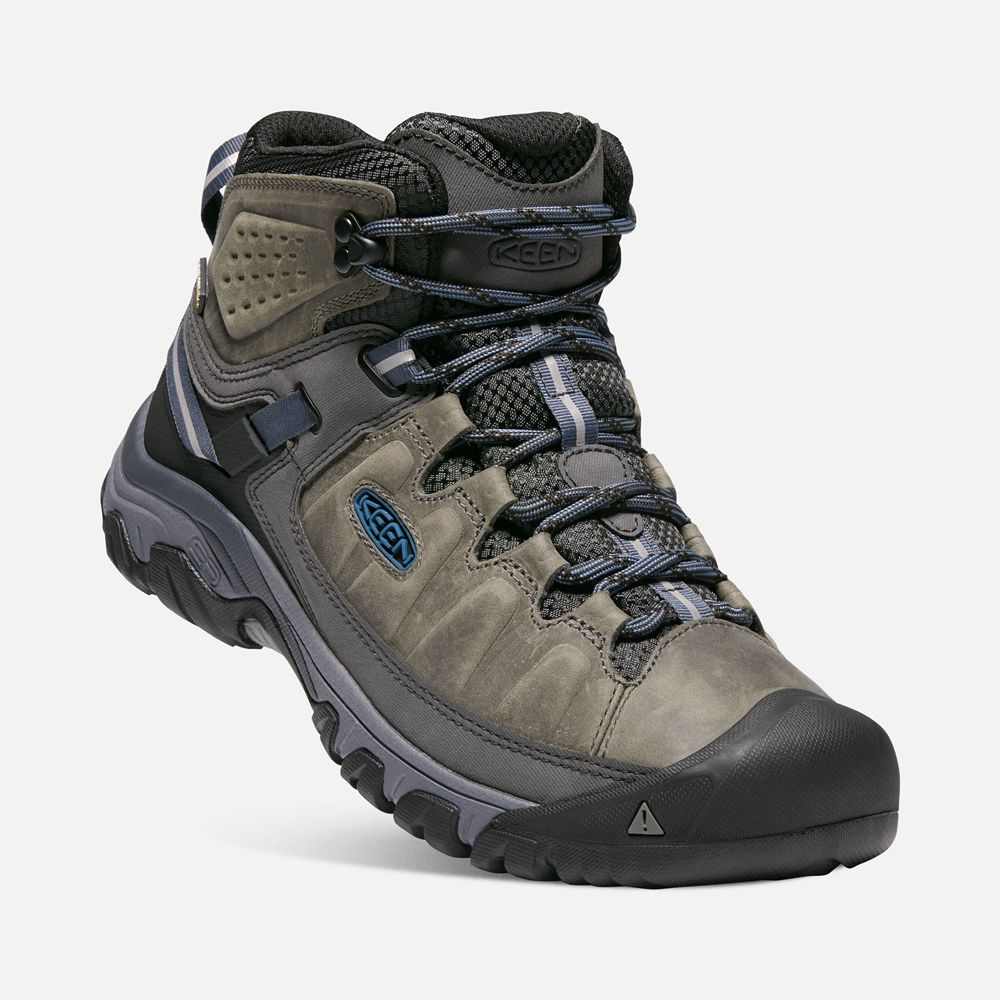 Keen Laarzen Heren Zwart Bruin - Targhee Iii Waterproof Mid - 17260-CGKS